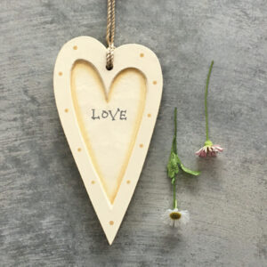 east of india wooden heart