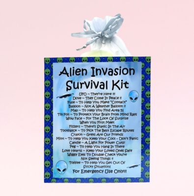 Fun Gift for an Alien Fanatic ~ Alien Invasion Survival Kit