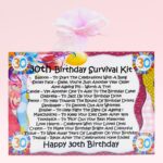 30th Birthday Survival Kit (Pink) ~ Fun Gift for a 30th Birthday