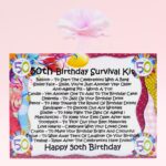 50th Birthday Survival Kit (Pink) ~ Fun Gift for a 50th Birthday