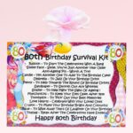 80th Birthday Survival Kit (Pink) ~ Fun Gift for an 80th Birthday