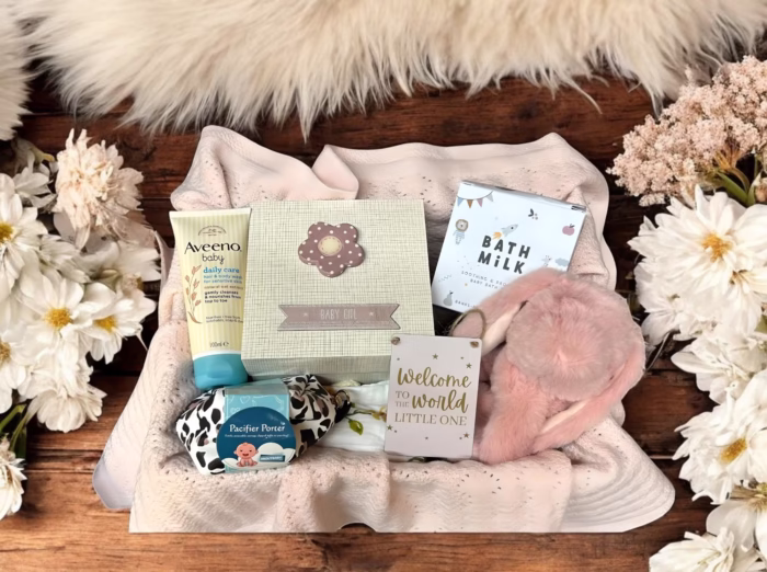 Baby Girl Gift Hamper | Unique Gift Box | New Baby Girl Gift Set | Baby Shower Present | Baby Girl Gift | New Parents - Image 3