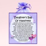 Daughter's Bag of Happiness (Lilac) ~ Sentimental Gift for a Daughter