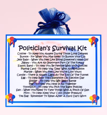Politician's Survival Kit ~ Fun Novelty Gift for a Politician