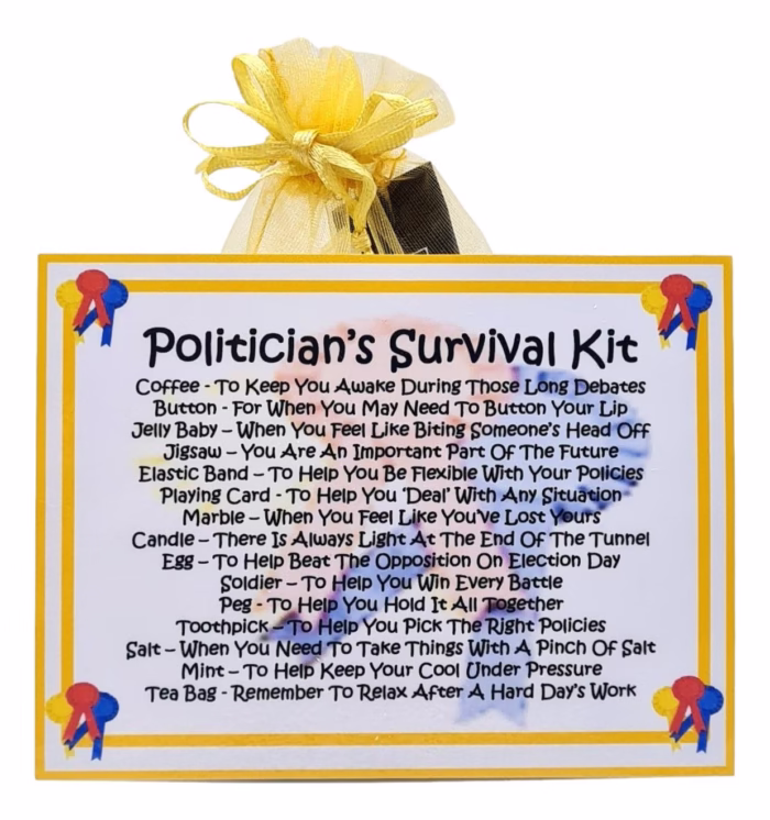 Politician's Survival Kit ~  Fun Novelty Gift for a Politician - Image 3