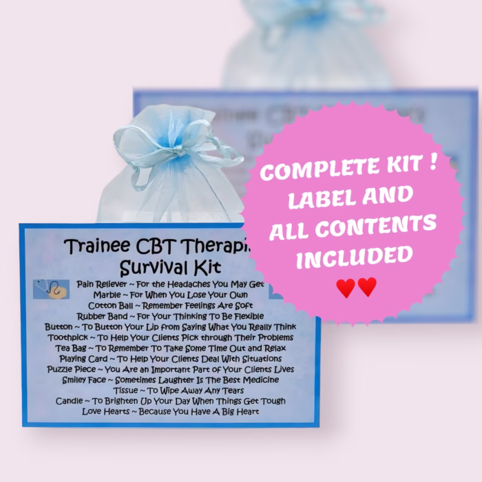 Trainee CBT Therapist's Survival Kit ~ Fun Novelty Gift for a Trainee CBT Therapist - Image 2