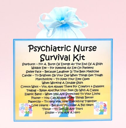 Fun Gift for a Psychiatric Nurse ~ Psychiatric Nurse Survival Kit