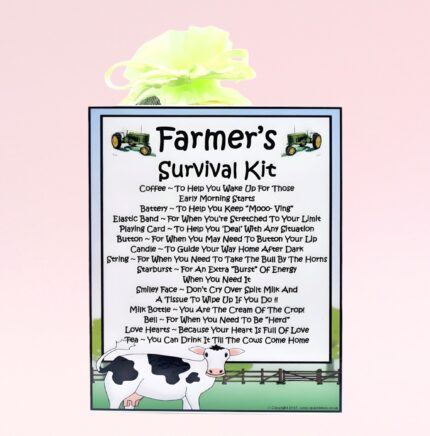 Fun Novelty Gift for a Farmer ~ Farmer's Survival Kit