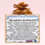 HR Advisor's Survival Kit ~ Fun Gift for an HR Advisor