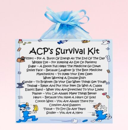 Fun Novelty Gift for an ACP ~ ACP's Survival Kit