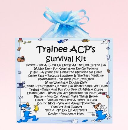 Fun Novelty Gift for a Trainee ACP ~ Trainee ACP Survival Kit