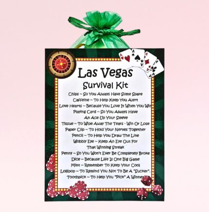 Novelty Gift for a Trip to Las Vegas ~ Las Vegas Survival Kit