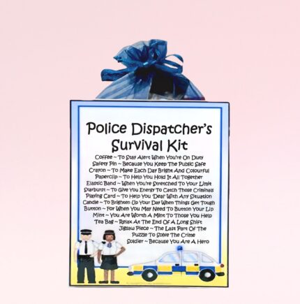 Fun Novelty Gift for a Police Dispatcher ~ Police Dispatcher's Survival Kit