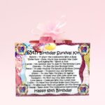 65th Birthday Survival Kit (Pink) ~ Fun Gift for a 65th Birthday