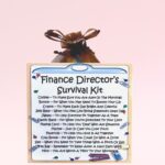 Finance Director's Survival Kit ~ Novelty Gift for a Finance Director