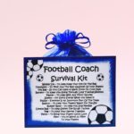 Football Coach Survival Kit (Blue) ~ Fun Novelty Gift for a Football Coach