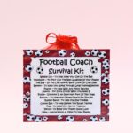 Football Coach Survival Kit (Red) ~ Fun Novelty Gift for a Football Coach