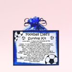 Football Dad's Survival Kit (Blue) ~ Fun Novelty Gift for a Football Dad