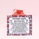 Football Dad's Survival Kit (Red) ~ Fun Novelty Gift for a Football Dad