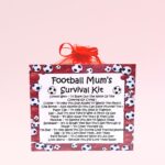 Football Mum's Survival Kit (Red) ~ Fun Novelty Gift for a Football Mum