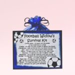 Football Widow's Survival Kit (Blue) ~ Fun Novelty Gift for a Football Widow