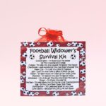 Football Widower's Survival Kit (Red) ~ Fun Gift for a Football Widower