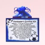 Footballer's Survival Kit (Blue) ~ Fun Novelty Gift for a Footballer