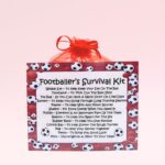 Footballer's Survival Kit (Red) ~ Fun Novelty Gift for a Footballer