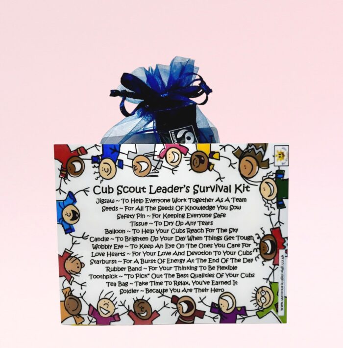 Cub Scout Leader's Survival Kit ~ Fun Novelty Gift for a Cub Scout Leader