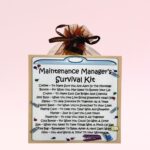 Maintenance Manager's Survival Kit ~ Fun Novelty Gift for a Maintenance Manager