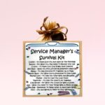 Service Manager's Survival Kit ~ Fun Novelty Gift for a Service Manager