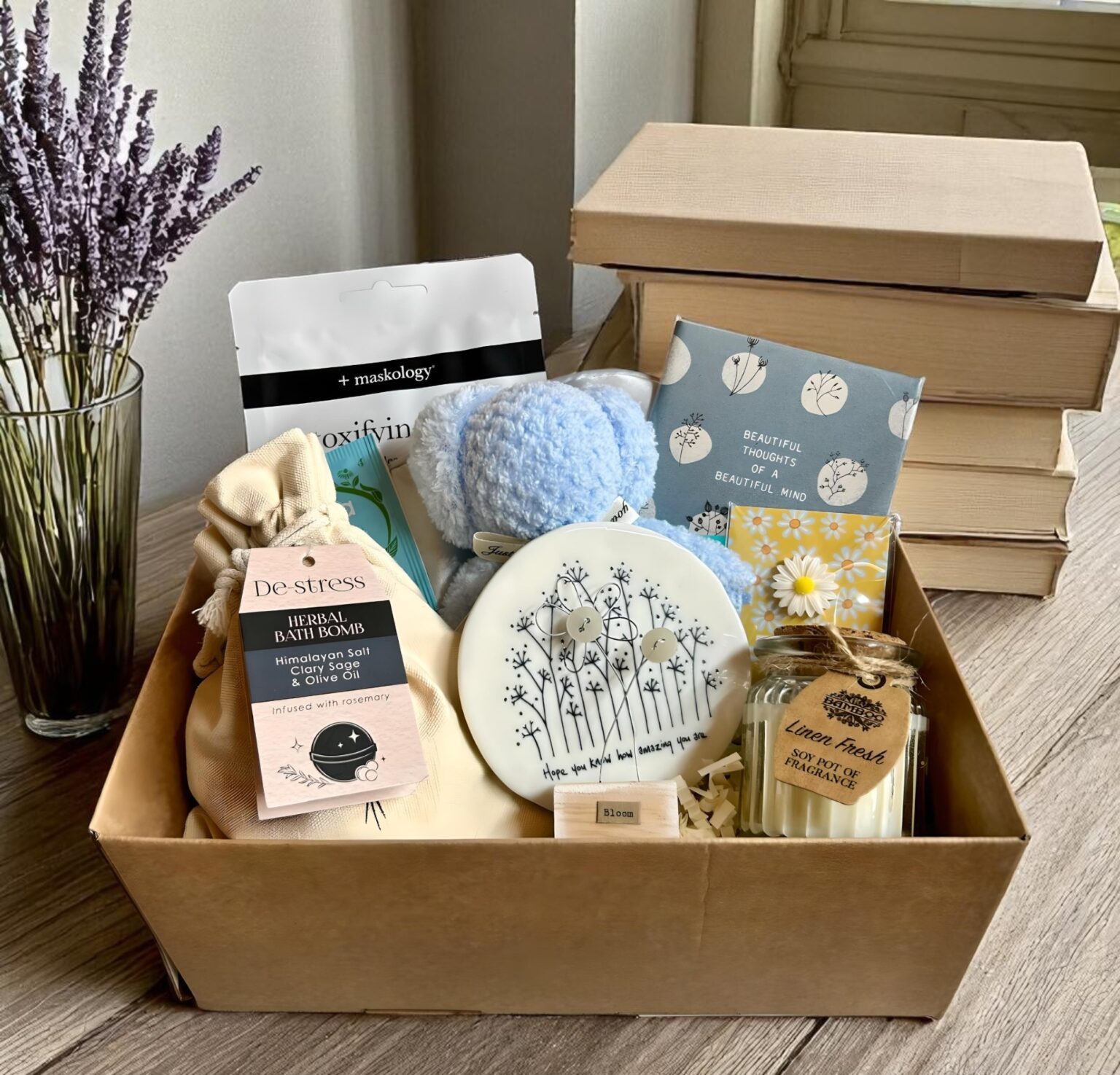 Grateful For You Pamper Gift Set | Spring Gift Box | Ladies Gift Hamper ...