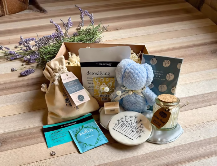 Chill Out Pamper Gift Set | Summer Gift Box | Ladies Gift Hamper | Hug in a Box | Birthday Gift For Friend | Relaxation Box For Her - Image 3
