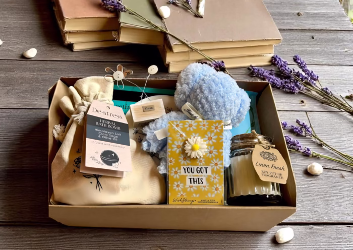 Chill Out Pamper Gift Set | Summer Gift Box | Ladies Gift Hamper | Hug in a Box | Birthday Gift For Friend | Relaxation Box For Her - Image 5