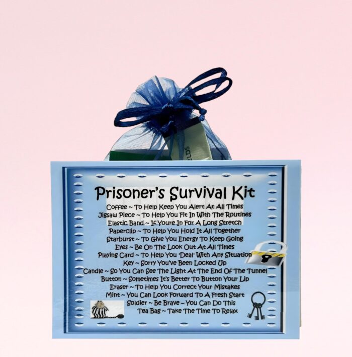 Prisoner's Survival Kit ~ Fun Novelty Gift for a Prisoner